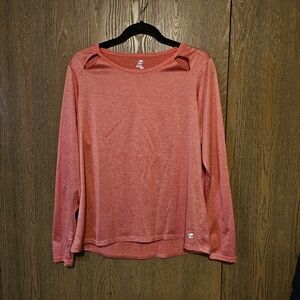 Energy Zone Coral Long Sleeve Top